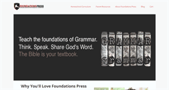 Desktop Screenshot of foundationspress.com